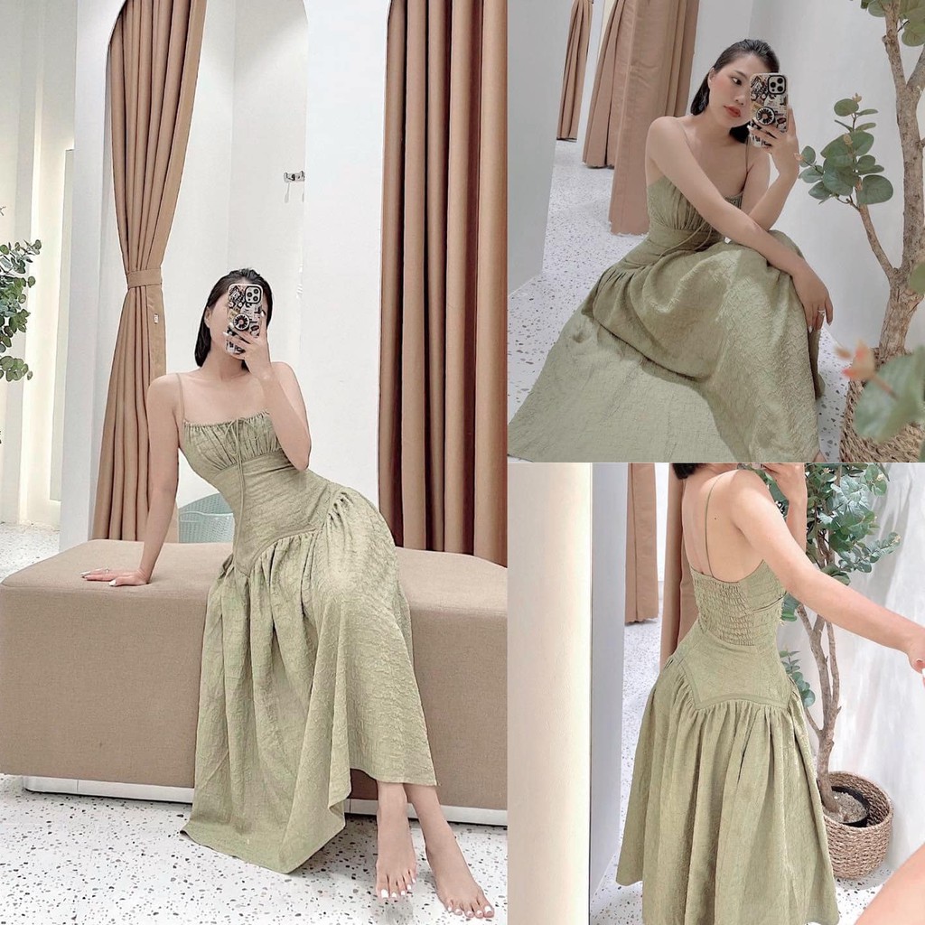 VÁY XỐP 2s NHĂN NGỰC siêu víp (kèm ảnh thât,video)