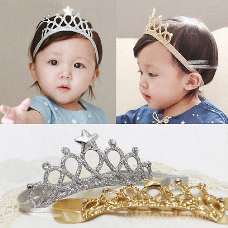 ◕ω◕Baby Boys Girls Birthday Accessory Crown Hair Band Lovely Headband