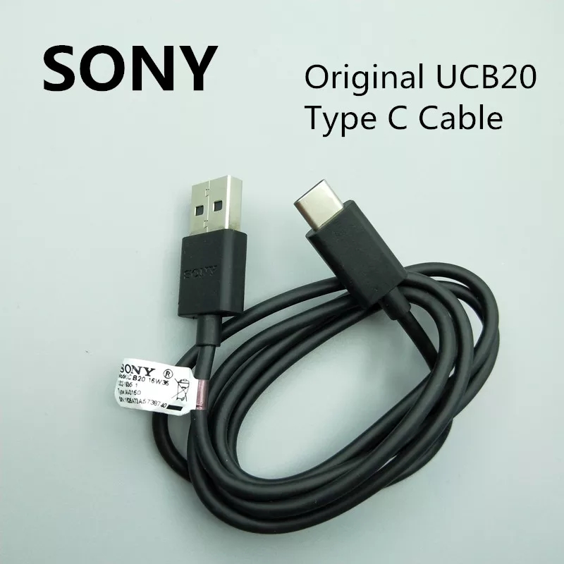 Hàng Chính Hãng Sony Cáp Type C Sạc Nhanh UCB20 USB C Loại-C Dữ Liệu Dây 100 Cm Cho Xperia X /XZ/XZ1/XZ2 Cao Cấp/XZs/XA1