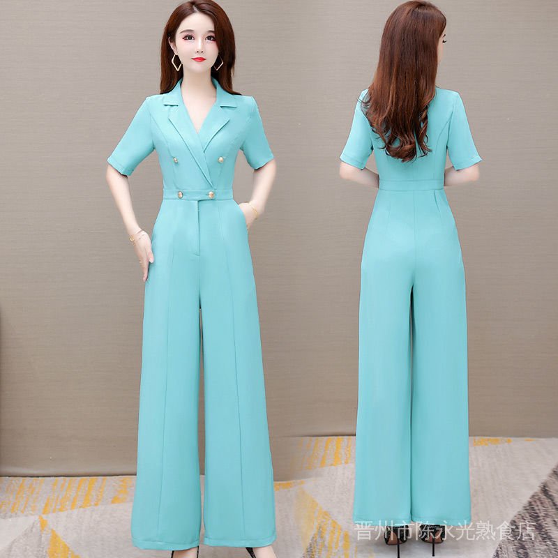 Bộ Áo Liền Quần Dáng Ôm Che Bụng Thời Trang Cao Cấp Dành Cho Nữáo kiểu hàn quốc mùa hè