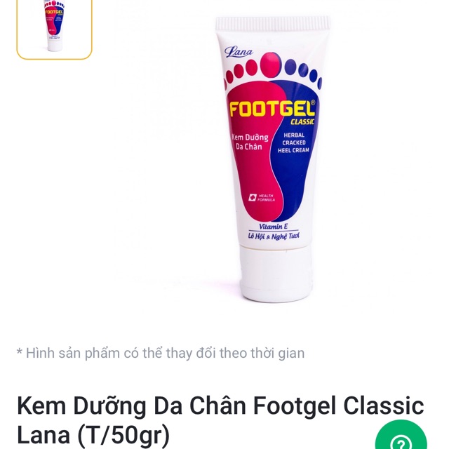 Footgel kem dưỡng da chân ngăn ngừa nứt chân