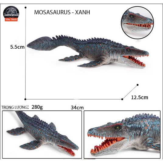 Mô hình khủng long Mosasaurus - Megalodon