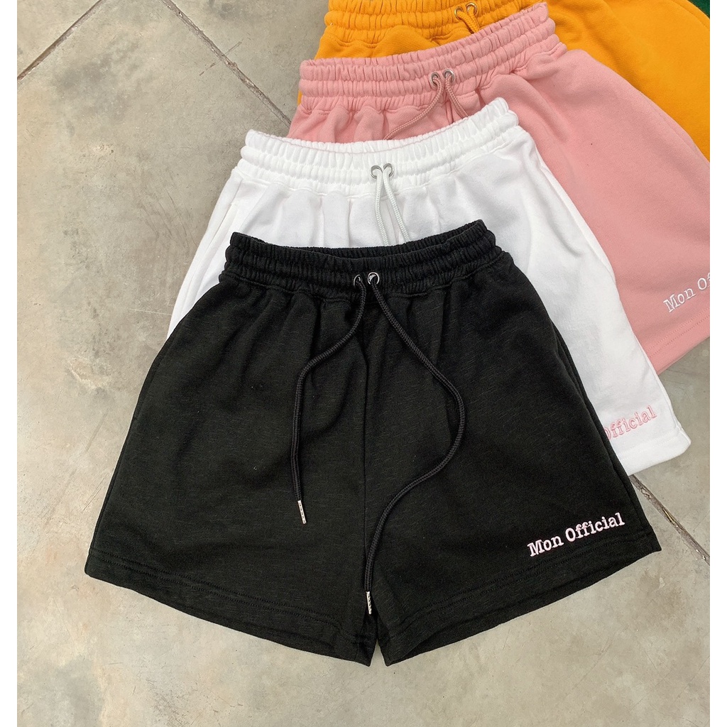 SS0322 Quần short, quần đùi nữ chất vải nỉ cua Mon Official | BigBuy360 - bigbuy360.vn