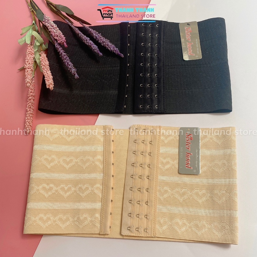 Đai nịt bụng Thái Lan Sisterhood 813, mỏng gel nhẹ