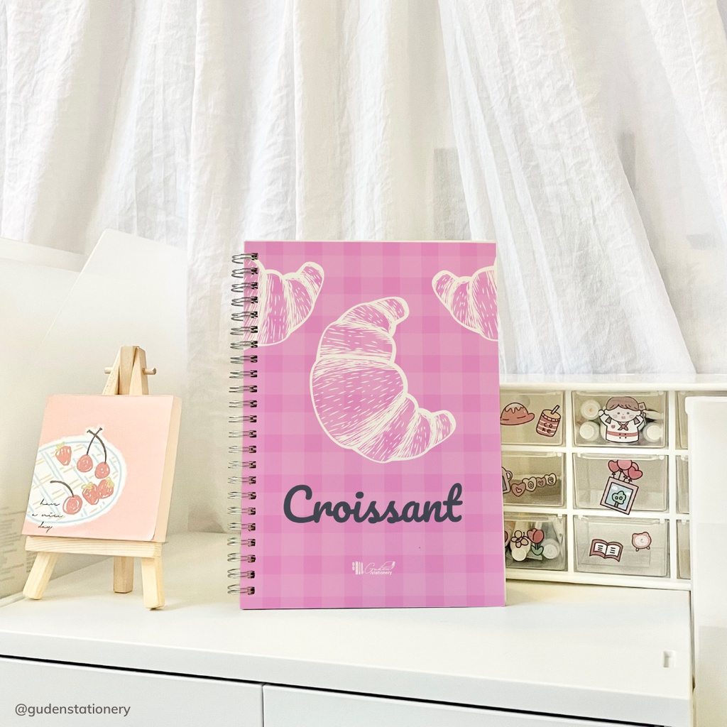 Sổ tay cỡ A5 bánh ngọt 120 trang_Guden Stationery