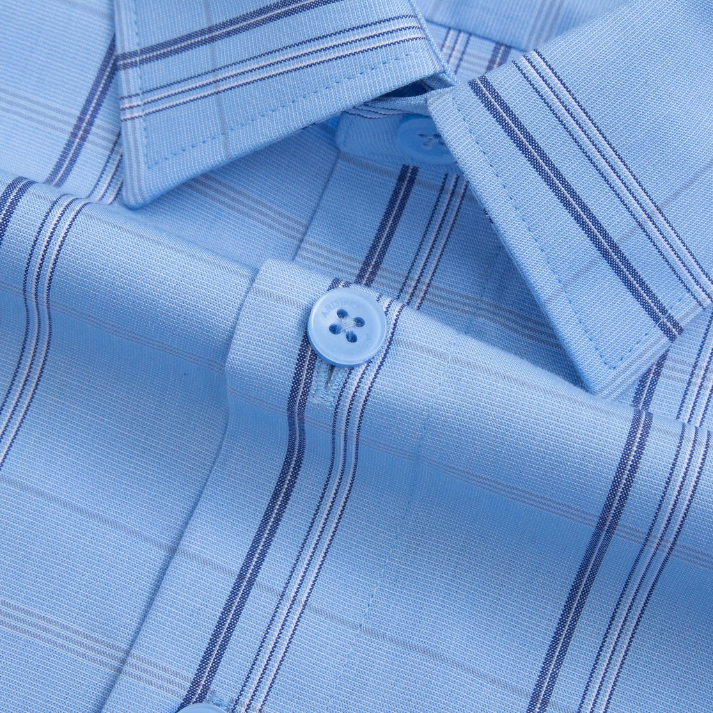 [MẪU MỚI] Áo sơ mi nam ngắn tay ARISTINO in họa tiết lịch lãm, thời thượng - ASS040S2