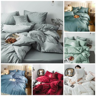 [HÀNG NHẬP KHẨU]Set Chăn Ga Gối Lụa Tencel 60s đơn sắc cao cấp,siêu mềm mịn,siêu mát,không nhăn,miễn phí bo chun
