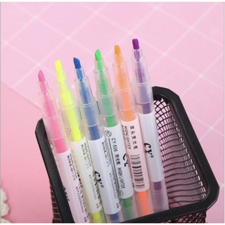 BÚT DẠ 2 ĐẦU SET 6 CÂY