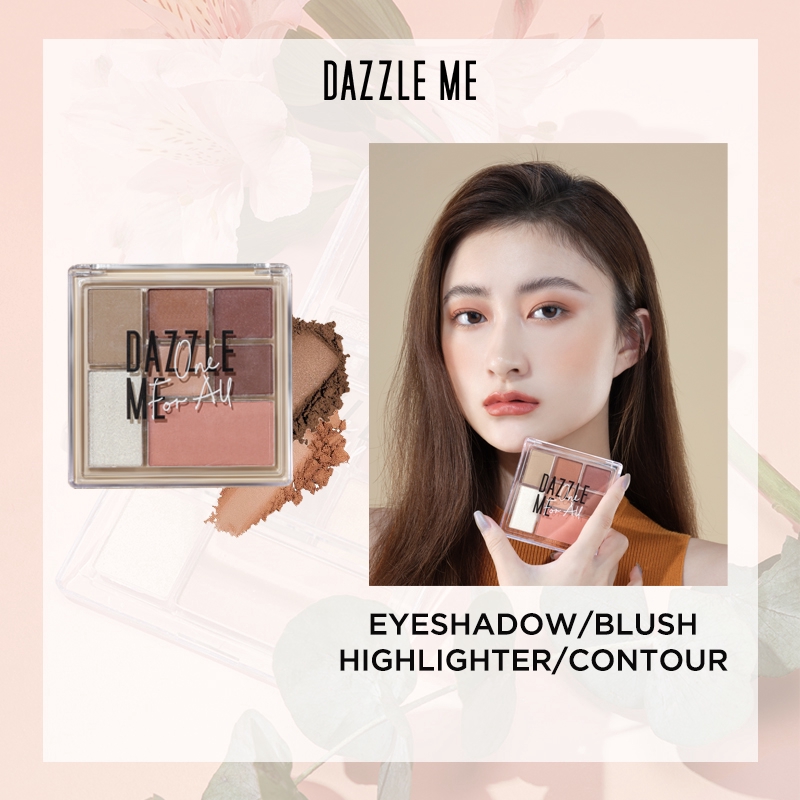 Bảng Phấn Trang Điểm Đa Năng Dazzle Me Gồm Phấn Mắt/ Phấn Má Hồng / Phấn Tạo Khối / Phấn Bắt Sáng Trong 1 8.5g