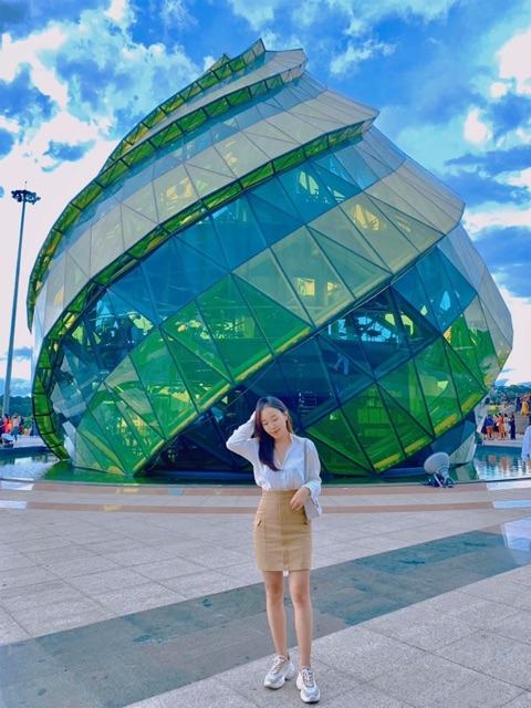 ( Ảnh thật ) cv0702 Chân váy cạp cao nắp túi. | BigBuy360 - bigbuy360.vn