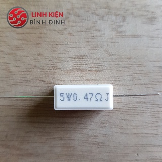 Túi 10 điện trở sứ 0.47r 5w