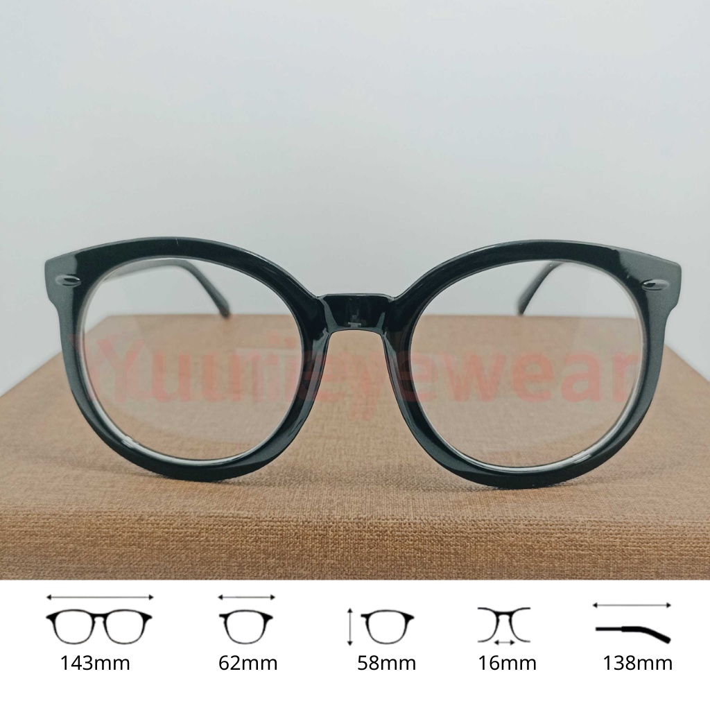 Gọng kính nhựa thời trang Unisex dạng Oval mã G101059