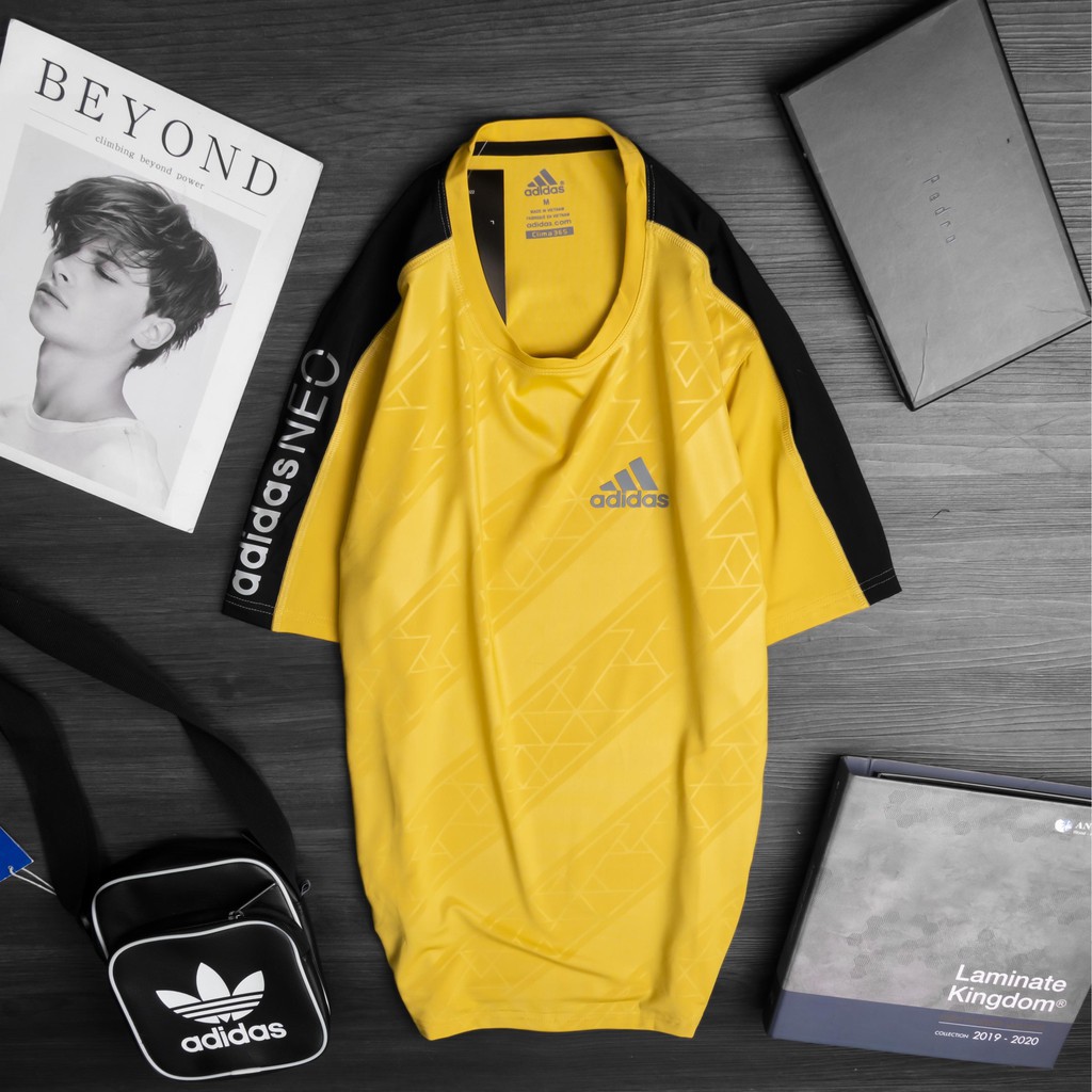 Áo thun nam thể thao ngắn tay không cổ chất liệu thun lạnh poly đủ size từ 45kg đến 85kg AT27 | BigBuy360 - bigbuy360.vn