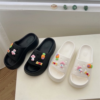 Dép bánh mì ulzang đế cao kèm sticke