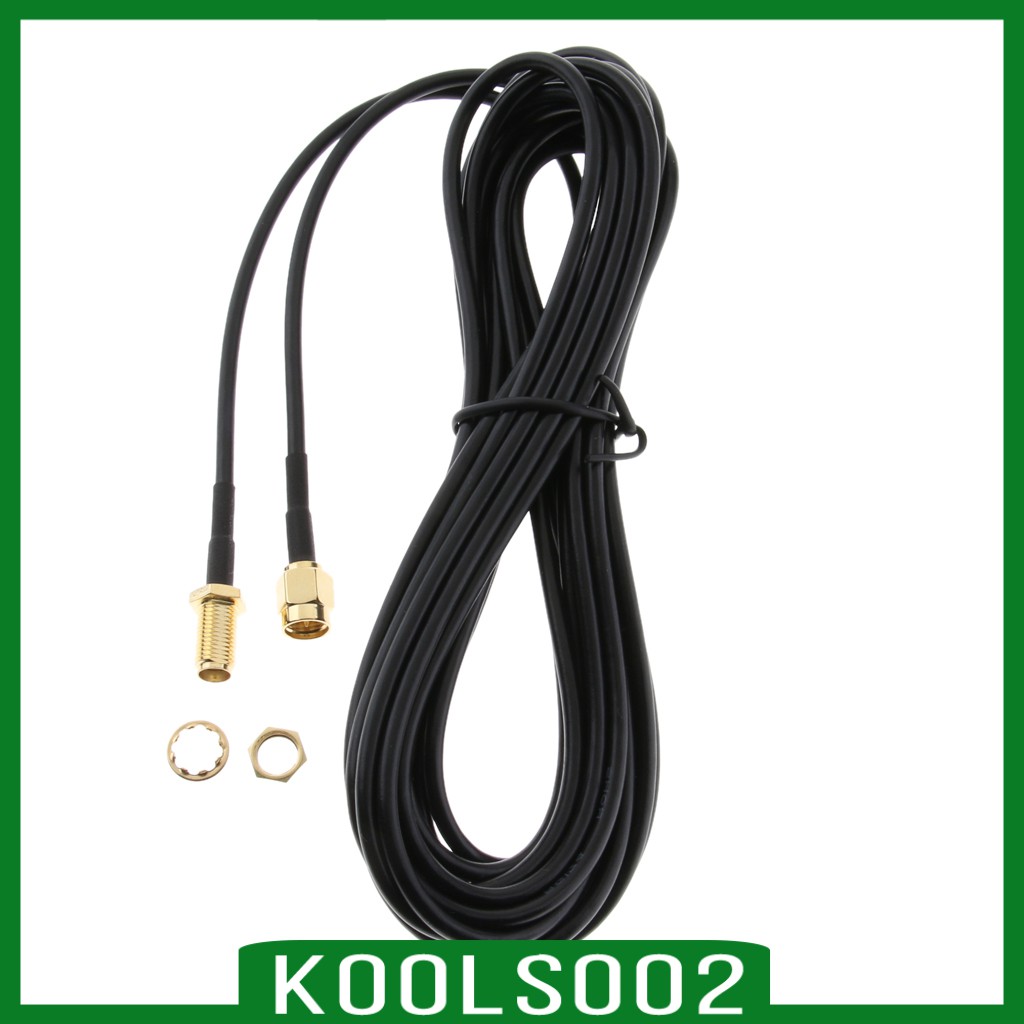 Antenna Adapter RP-SMA Extension Cable Cord for WiFi Wireless Router 3.3ft