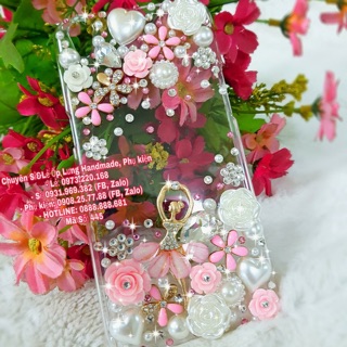 Ôp lưng handmade đính đá ms 445