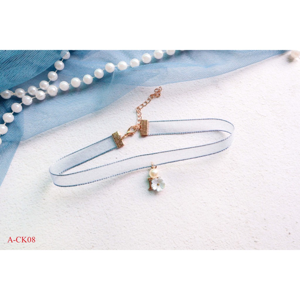 Chocker xinh BST màu xanh dương A-ck07-12 Mayconner