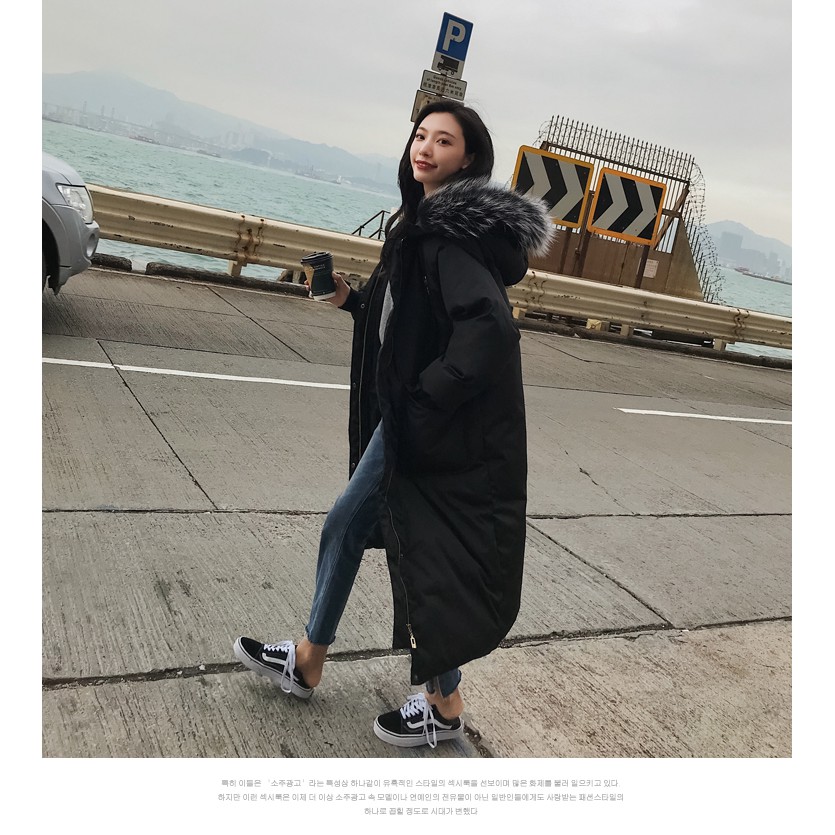 Áo khoác phao nữ dáng dài hàng Quảng Châu cao cấp AK266 (Kèm ảnh thật) | BigBuy360 - bigbuy360.vn