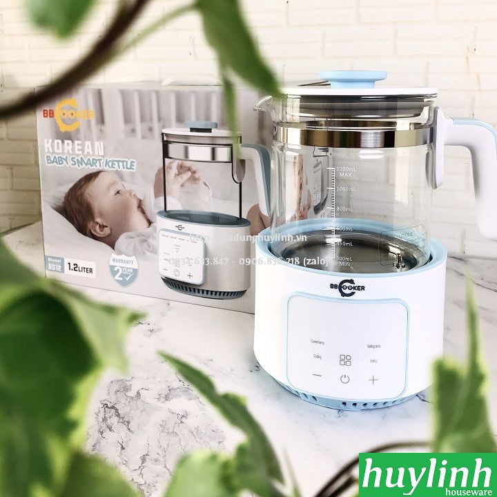 Bình đun nước pha sữa cho bé BBcooker BS12 - 1.2 lít