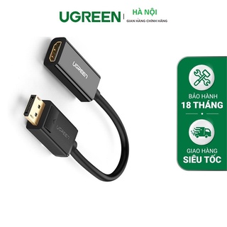 Cáp Chuyển Displayport Sang HDMI Ugreen 40362 - Hàng Chính Hãng- BẢO HÀNH 18 Tháng đổi mới