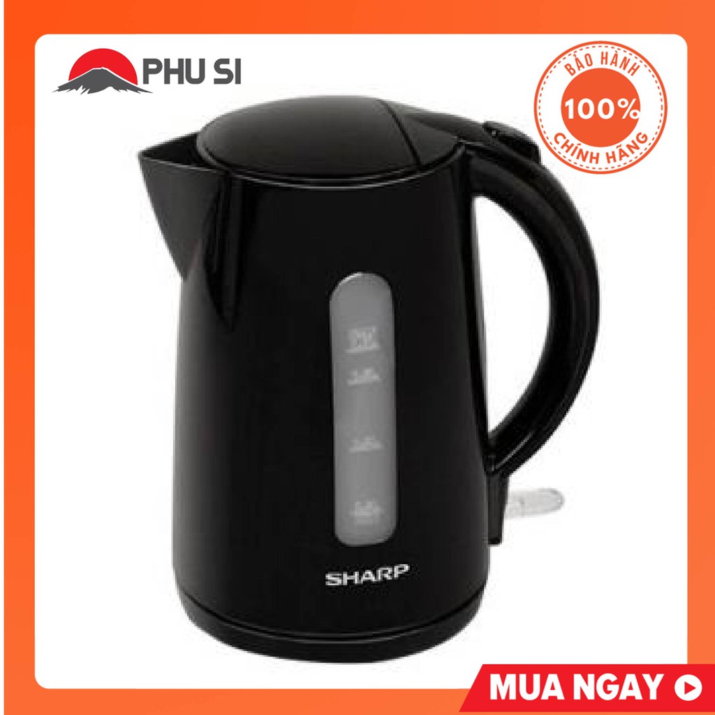 Bình siêu tốc 1.7L Sharp EKJ-17VPS-BK