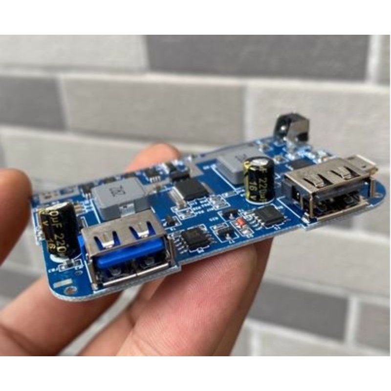 Mạch sạc pin dự phòng 2 đầu ra 5V-2A có chế độ sạc nhanh 3.0
