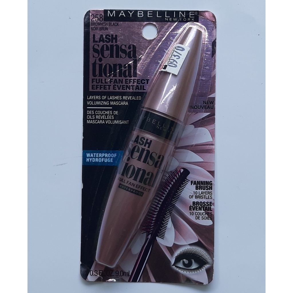 Mascara chống thấm nước làm dày dài tơi mi tự nhiên Lash Sensational  Waterproof