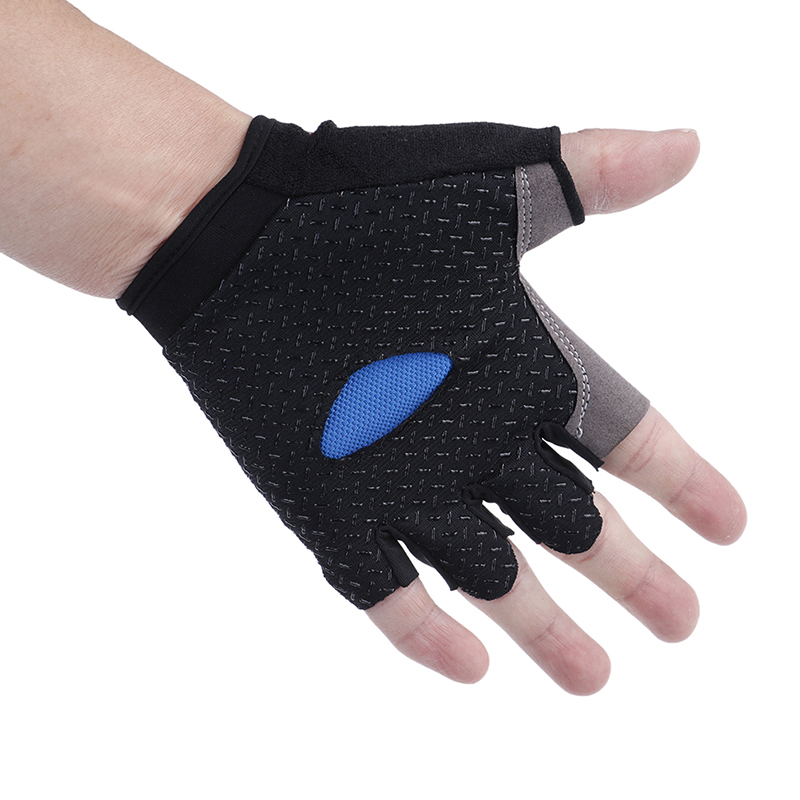 [LuckyToday] Women Men Sport Cycling Fitness GYM Workout Exercise Half Finger Gloves Bike