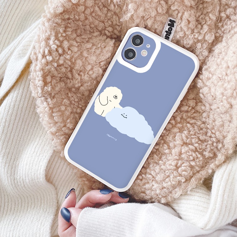Ốp lưng iphone hoạt hình nhỏ cạnh vuông chống sốc cho iphone 7plus 8plus xsmax 11pro 12pro 12promax13promax tr1158