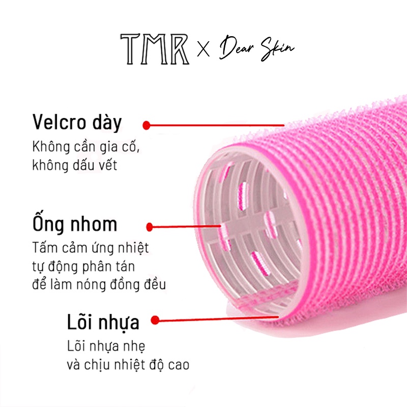 Lô cuốn tóc tự dính TMR cao cấp tiện dụng, chính hãng TMR, thứ không thể thiếu của các sao Hàn đình đám