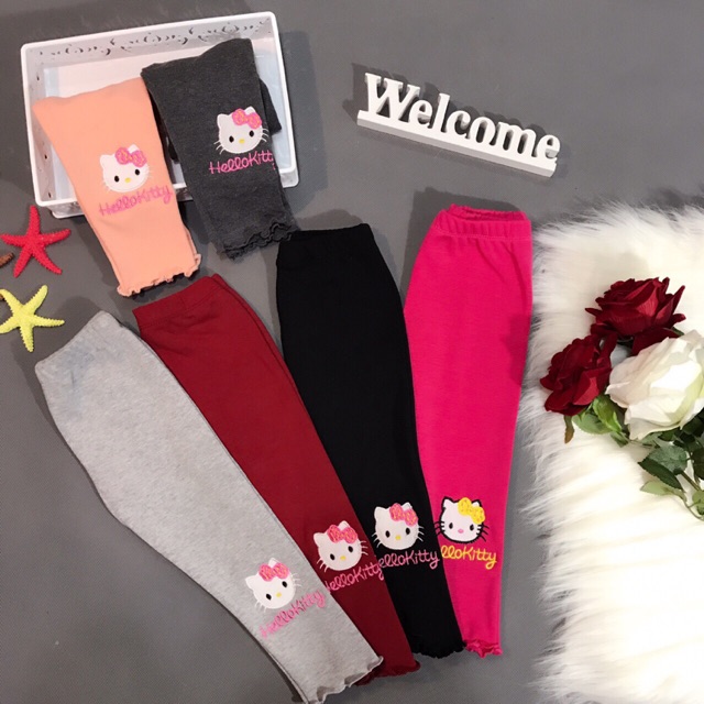Quần legging kitty 