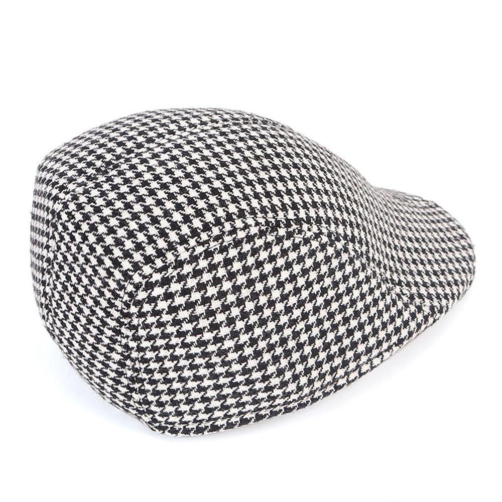 Mũ Lưỡi Trai Cotton Họa Tiết Sọc Caro Phong Cách Vintage Thời Trang Cho Nam