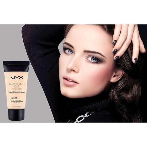 KEM NỀN NYX PROFESSIONAL MAKEUP STAY MATTE BUT NOT FLAT LIQUID FOUNDATION 35ML CHÍNH HÃNG - 6352