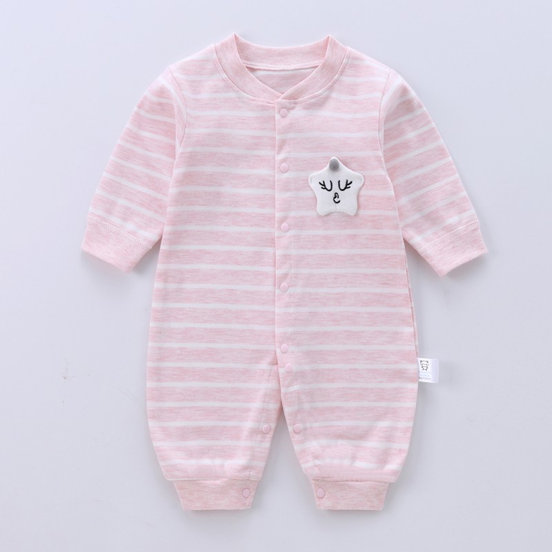 Body liền thân, bodysuit dài tay cotton cho bé trai và bé gái sơ sinh từ 3-14kg, hàng đẹp xuất HÀN - BD48