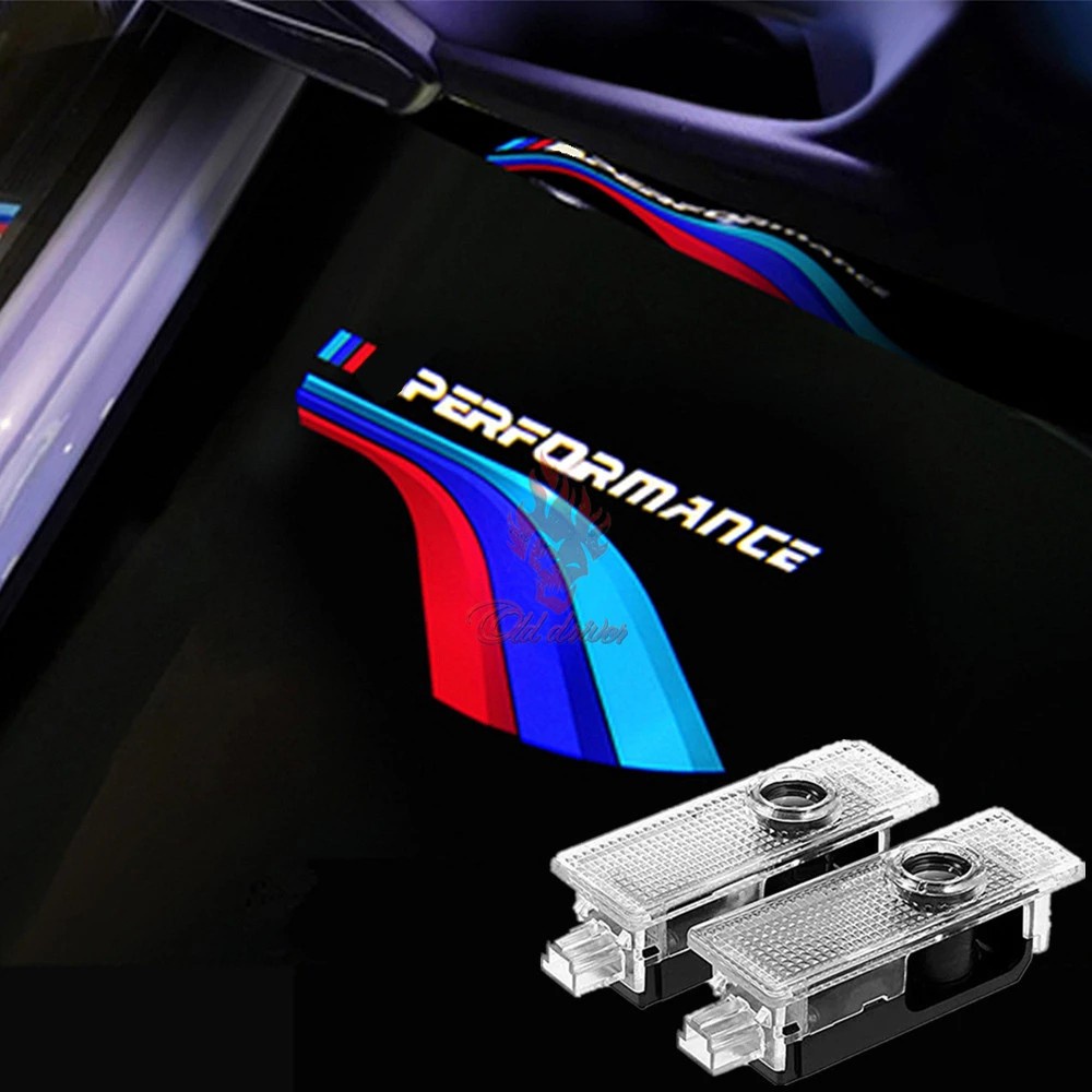 Set 2 Đèn Chiếu Laser Gắn Cửa Xe Hơi BMW F30 F36 F10 F80 //M