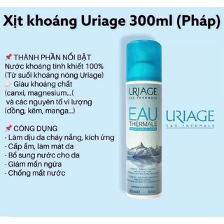 Xịt khoáng uriage 300ml