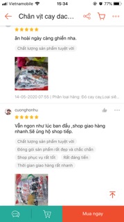 [SIÊU RẺ] Chân Vịt Cay DaCheng - Bịch To 31,8g