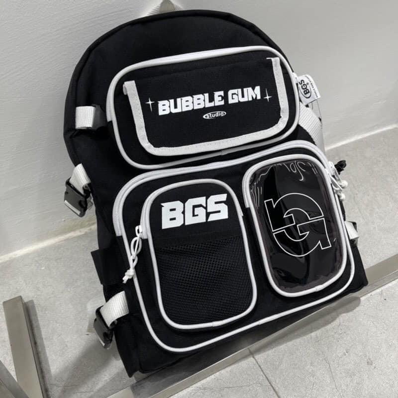 (Tặng Bông 7 Màu) Balo Bubble Gum Studio Backpack 2810 Clothes Shop Balo Ulzzang Đi Chơi Cặp Đi Học Nam Nữ