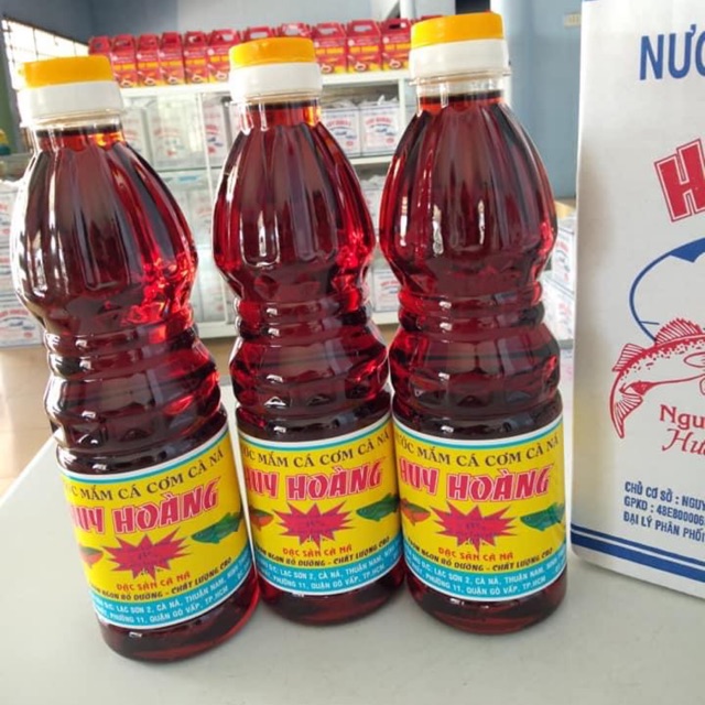 Nước Mắm Cá Cơm Huy Hoàng Loại Thượng Hạng