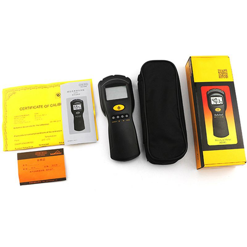 Đồng Hồ Đo Độ Ẩm Gỗ Wer As981 Không Tiếp Xúc Tiện Dụng