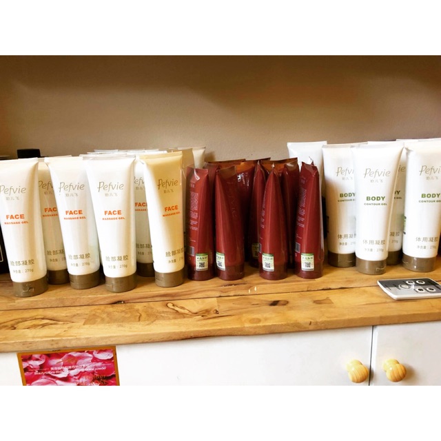 BỘ 2 KEM MASSAGE BODY CỦA MÁY SUNHOPE ( Khách có thể chọn 2 loại trong 3 chai)