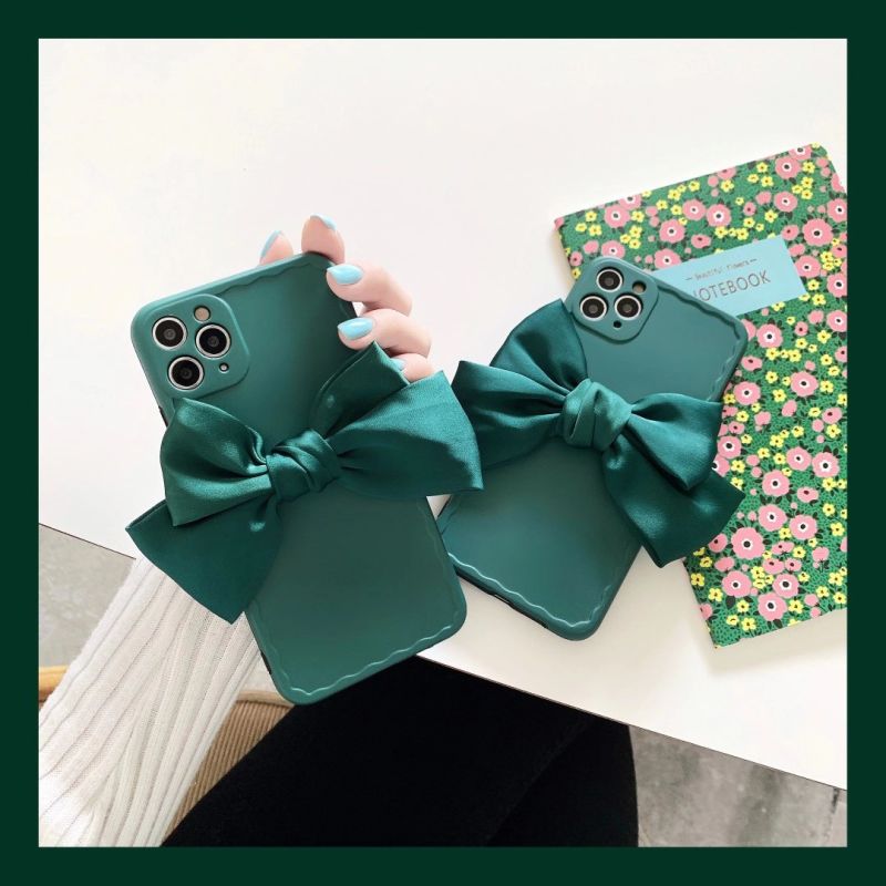 IPhone 11 pro Max X XS XR XSMAX SE 2020 7 8 Plus Fashion Luxury Velvet Bowknot IMD Silicone Soft Case | BigBuy360 - bigbuy360.vn