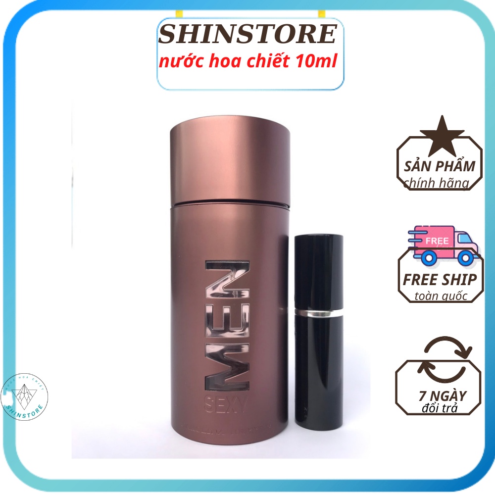 Nước hoa nam chính hãng 212 sexy men phong cách sexy cuốn hút nam tính SHINSTORE | BigBuy360 - bigbuy360.vn
