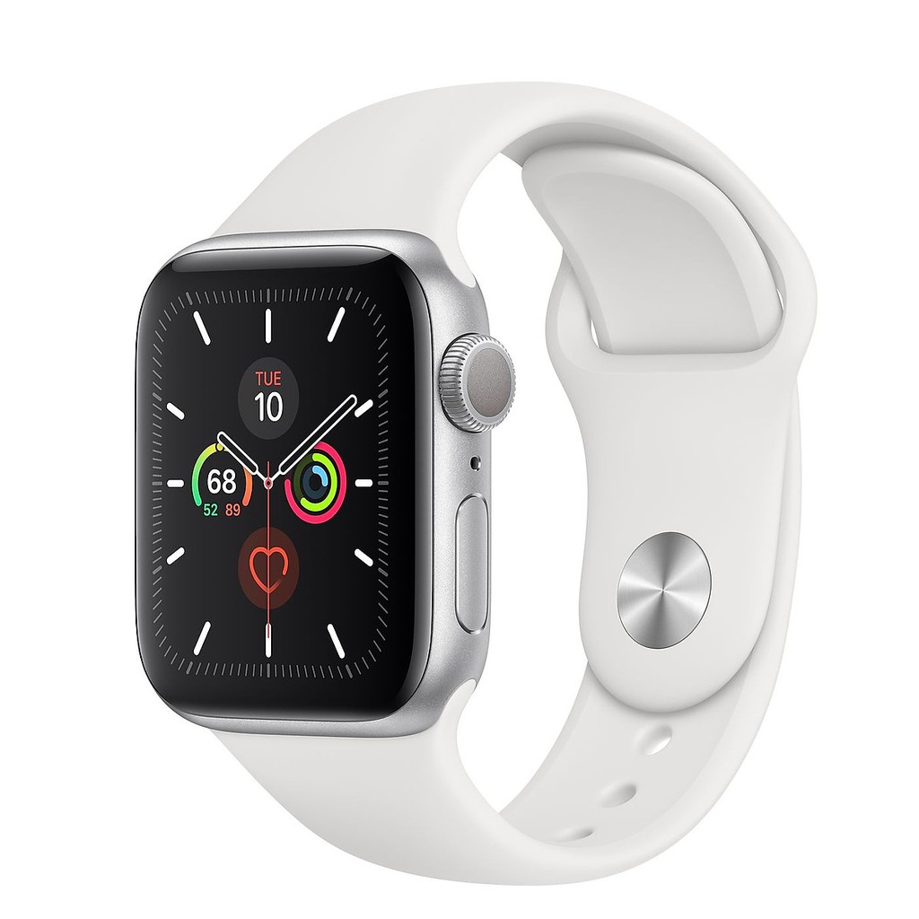 Đồng Hồ Thông Minh Apple Watch SE GPS Only Aluminum Case With Sport Band - Viền Nhôm &amp; Dây Cao Su