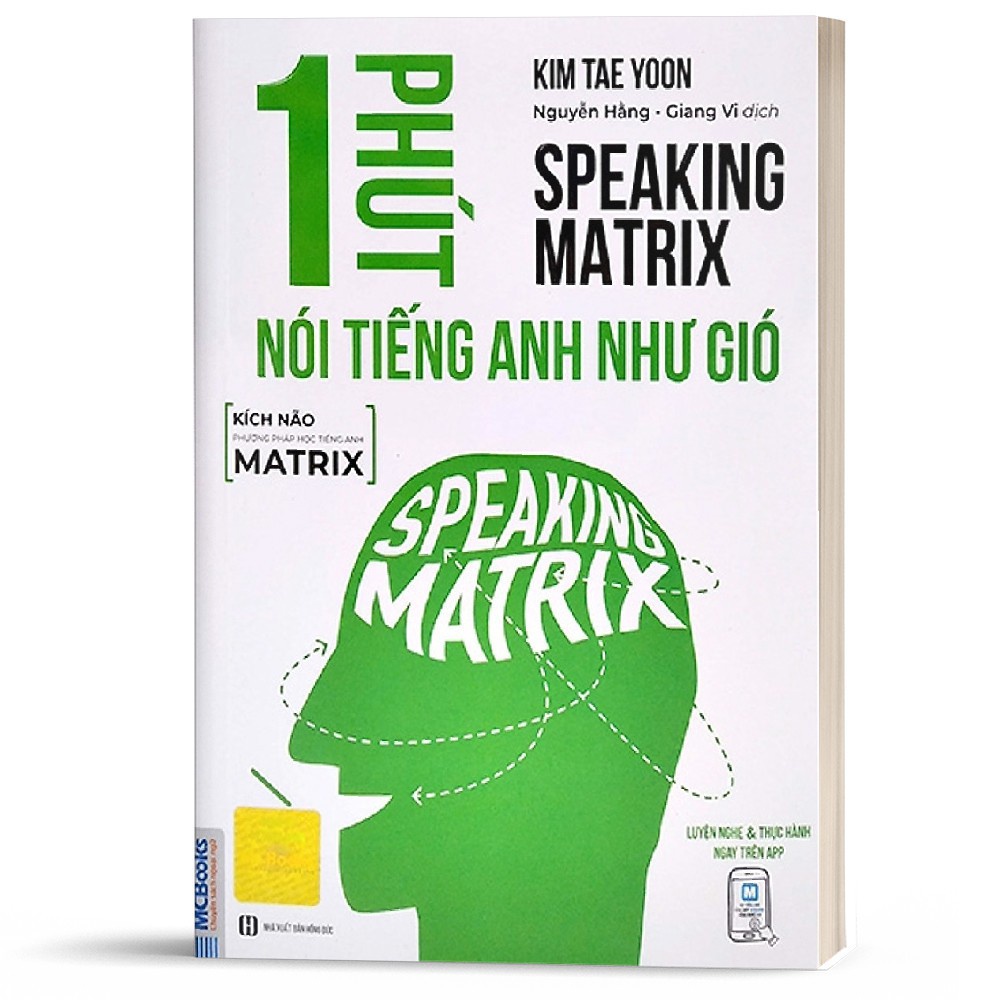 Sách Combo Speaking Matrix Nói  30 giây 2 phút 3 Phút Nói Tiếng Anh Như Gió - 1 Phút Nói Tiếng Anh Như Gió