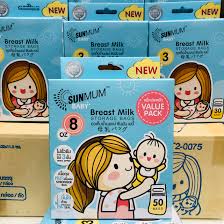 Hộp 50 túi trữ sữa Sunmum Thái Lan, hàng chuẩn, an toàn, tiện lợi, dung tích 250ml