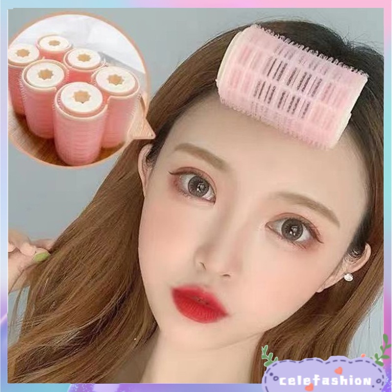 Set 2 Lô Uốn Tóc Xoăn Bằng Nhựa Tự Dính Tiện Dụng Dành Cho Nữ