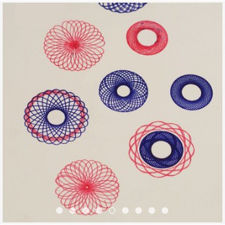 Thước vẽ sáng tạo Spirograph xinh xắn