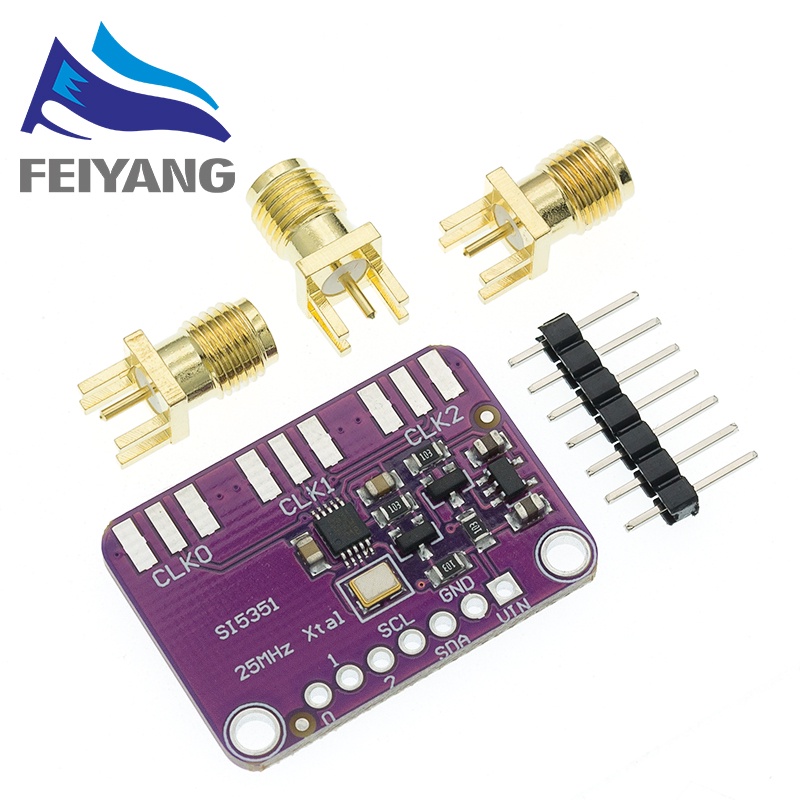 Mô Đun Phát Tín Hiệu Đồng Hồ DC 3V-5V CJMCU-5351 Si5351A Si5351 I2C 8KHz-160MHz