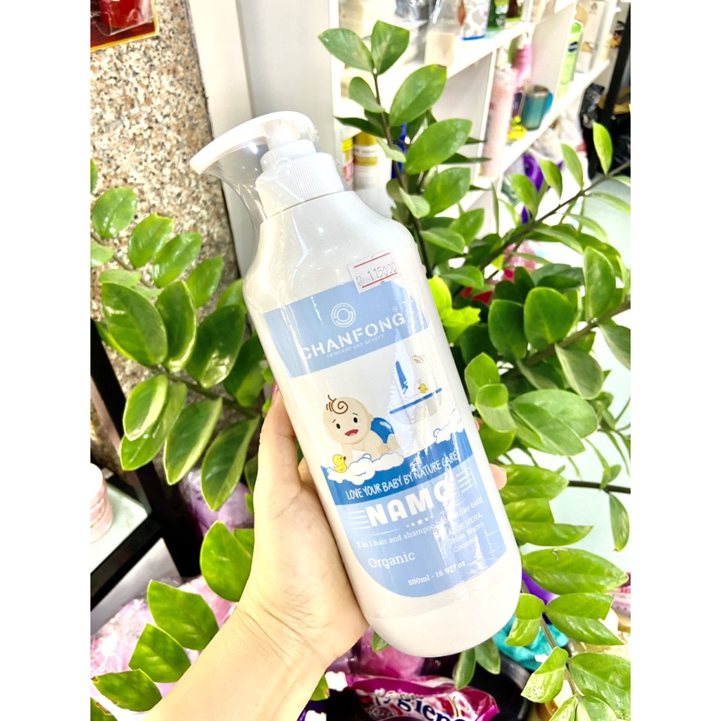 [CHUẨN THÁI] Sữa tắm gội hữu cơ Organic CHANFONG Namo và Anna Thái Lan cho bé 500ML